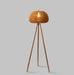 Wooden Pumpkin Floor Lamp-DWHOME