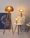 Wooden Pumpkin Floor Lamp-DWHOME