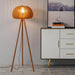 Wooden Pumpkin Floor Lamp-DWHOME