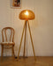 Wooden Pumpkin Floor Lamp-DWHOME
