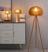 Wooden Pumpkin Floor Lamp-DWHOME