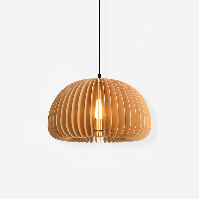 Wooden Pumpkin Pendant Lamp-DWHOME
