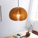 Wooden Pumpkin Pendant Lamp-DWHOME
