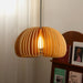 Wooden Pumpkin Pendant Lamp-DWHOME