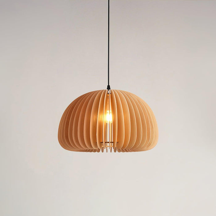 Wooden Pumpkin Pendant Lamp-DWHOME