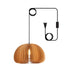 Wooden Pumpkin Swag Lights-DWHOME