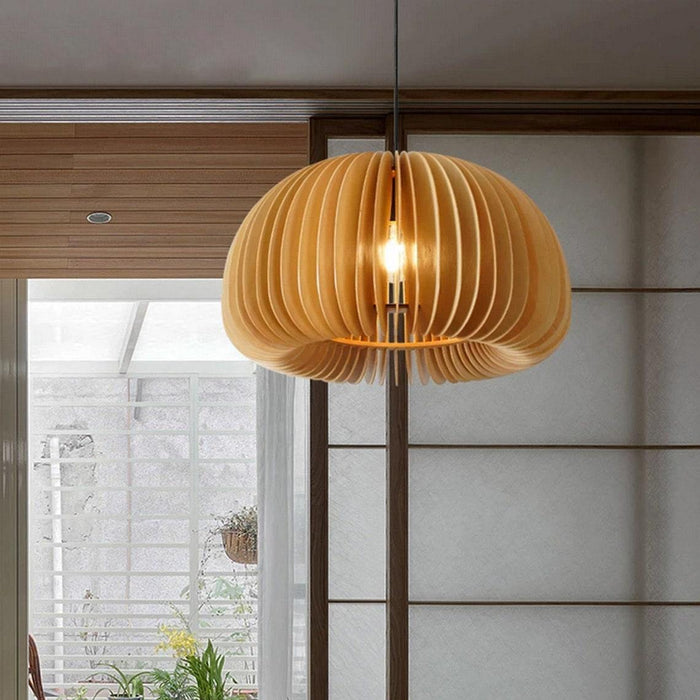 Wooden Pumpkin Swag Lights-DWHOME