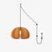 Wooden Pumpkin Swag Lights-DWHOME