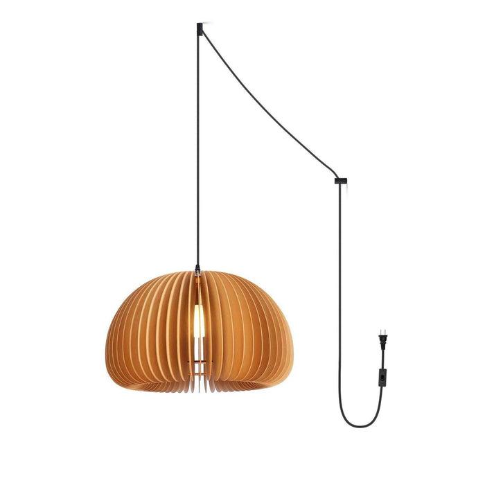 Wooden Pumpkin Swag Lights-DWHOME