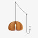 Wooden Pumpkin Swag Lights-DWHOME