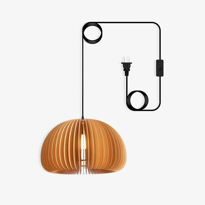 Wooden Pumpkin Swag Lights-DWHOME