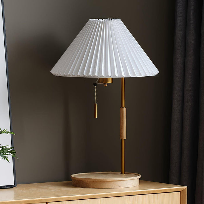 Wooden Retro Table Lamp-DWHOME
