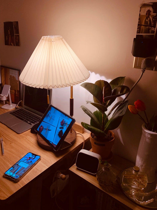 Wooden Retro Table Lamp-DWHOME