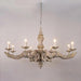 Wooden Roman Column Chandelier-DWHOME
