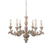 Wooden Roman Column Chandelier-DWHOME
