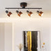 Wooden Adjustable Spot Ceiling Lamp-DWHOME