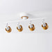 Wooden Adjustable Spot Ceiling Lamp-DWHOME