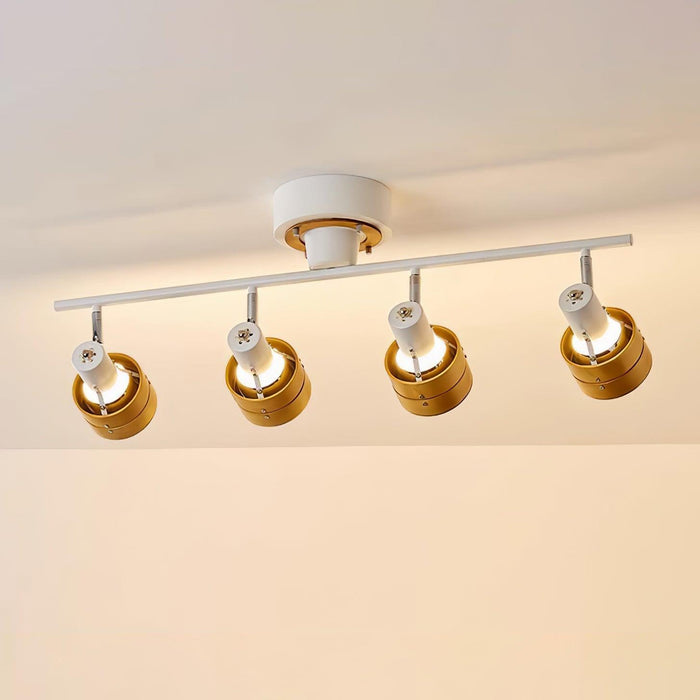 Wooden Adjustable Spot Ceiling Lamp-DWHOME