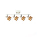 Wooden Adjustable Spot Ceiling Lamp-DWHOME