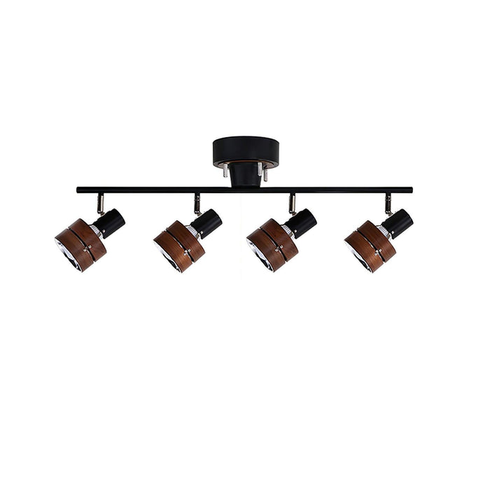 Wooden Adjustable Spot Ceiling Lamp-DWHOME