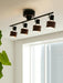 Wooden Adjustable Spot Ceiling Lamp-DWHOME