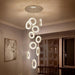 Yasmin Dimmable Crystal Ring Ceiling Light for Staircase - DWHOME