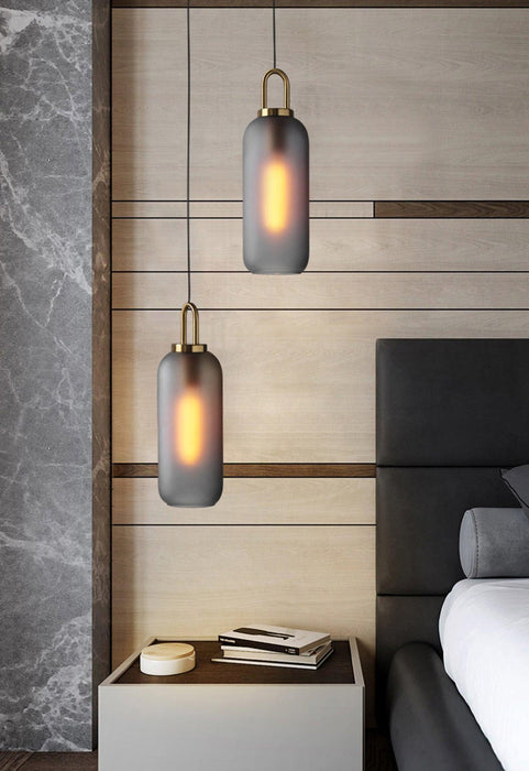 Pendulum Glass Pendant Lamp-DWHOME