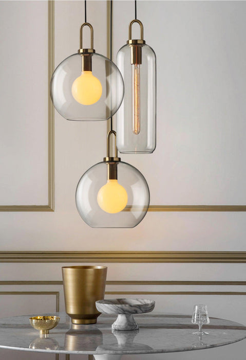 Pendulum Glass Pendant Lamp-DWHOME