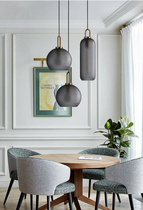 Pendulum Glass Pendant Lamp-DWHOME