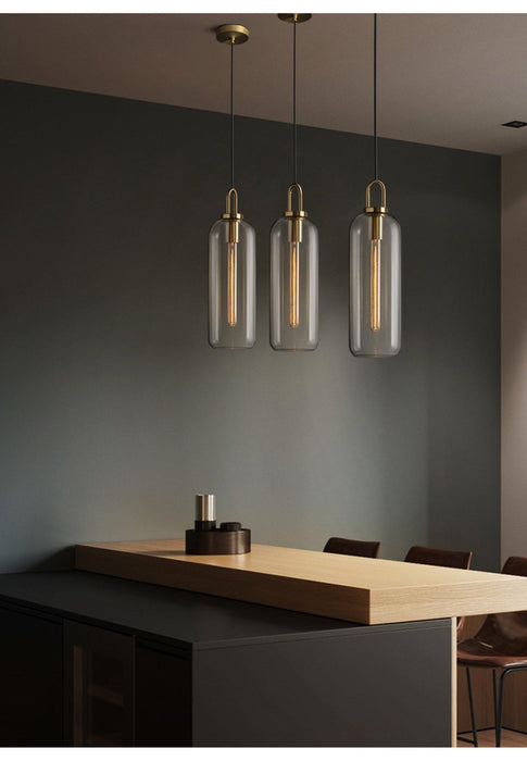 Glass Pendant Swag Light-DWHOME