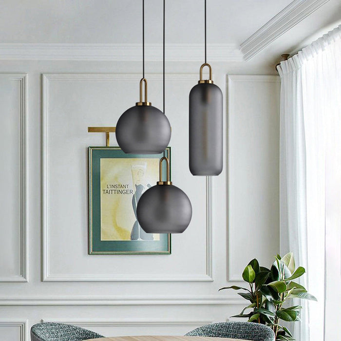 Pendulum Glass Pendant Lamp-DWHOME
