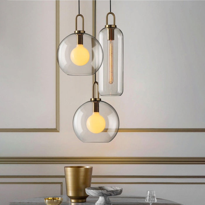 Pendulum Glass Pendant Lamp-DWHOME