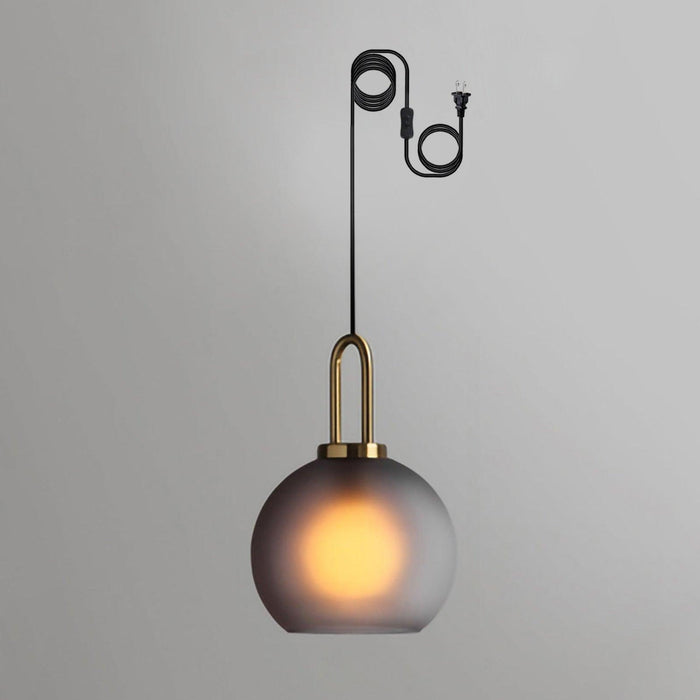 Glass Pendant Swag Light-DWHOME