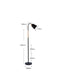 Yngve Contemporary Pastel Color Floor Lamp - DWHOME