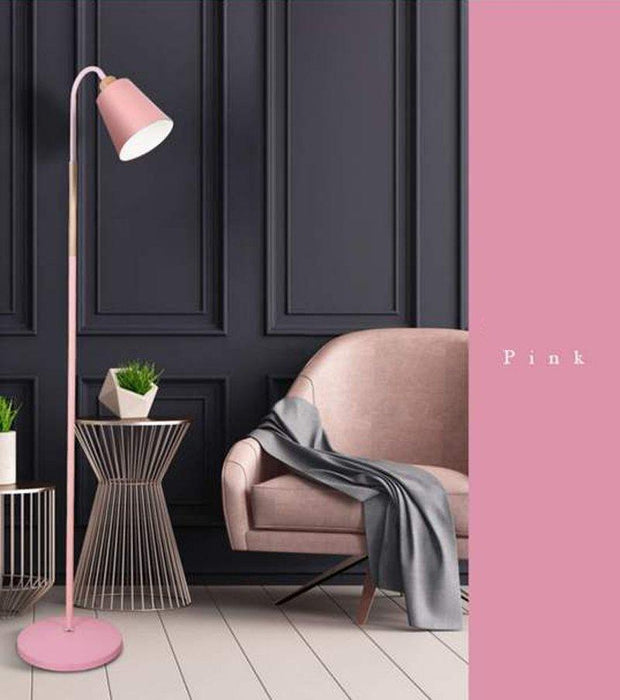 Yngve Contemporary Pastel Color Floor Lamp - DWHOME