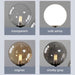Zelda Modern Linear Bubble Chandelier - DWHOME