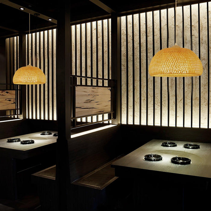 Zenith Bamboo Pendant Light - DWHOME