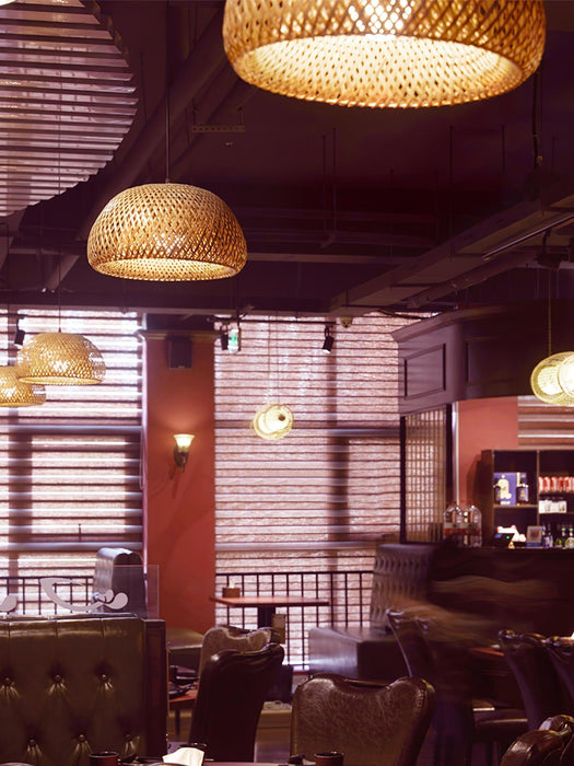 Zenith Bamboo Pendant Light - DWHOME