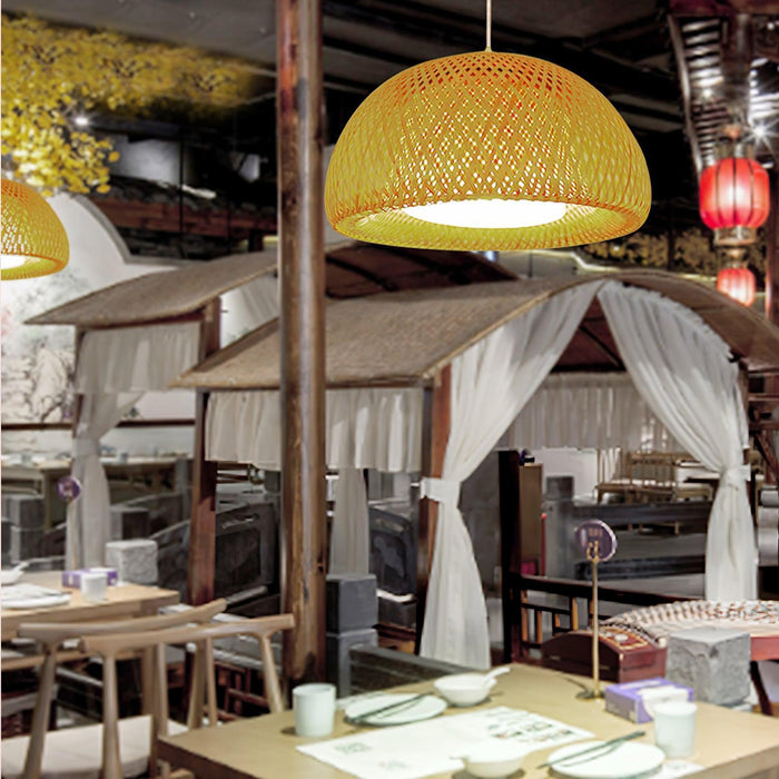 Zenith Bamboo Pendant Light - DWHOME