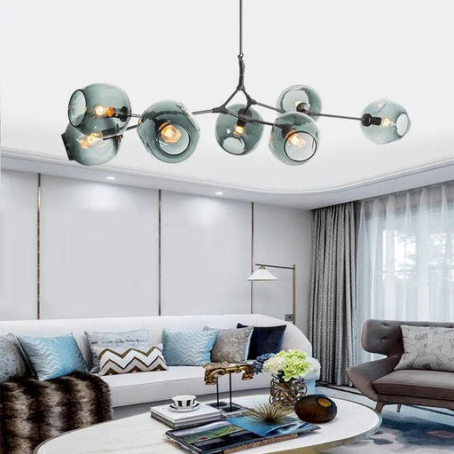 Zentra Black and Gold chandelier - DWHOME