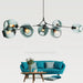 Zentra Black and Gold chandelier - DWHOME