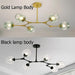 Zentra Black and Gold chandelier - DWHOME