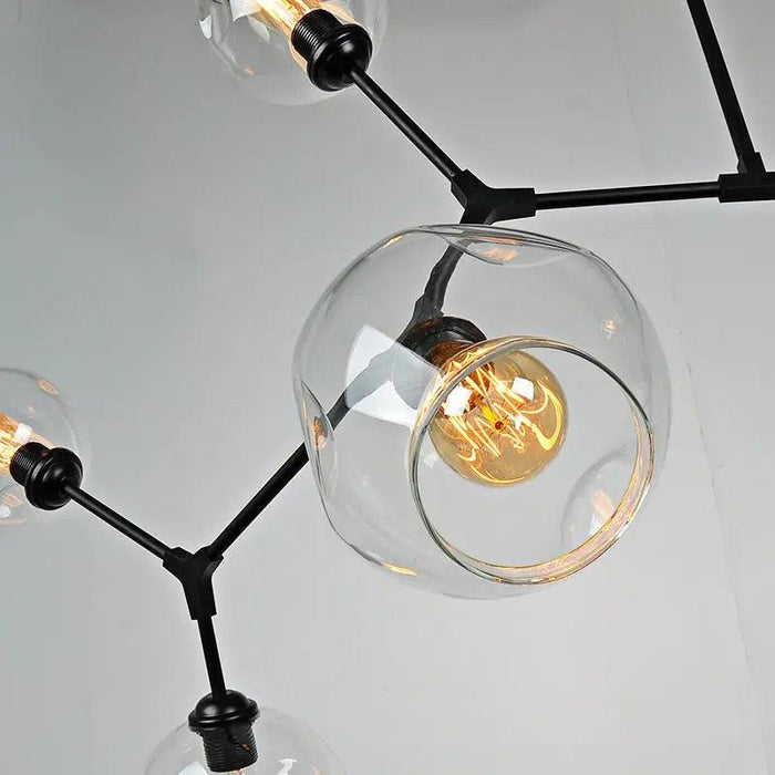 Zentra Black and Gold chandelier - DWHOME