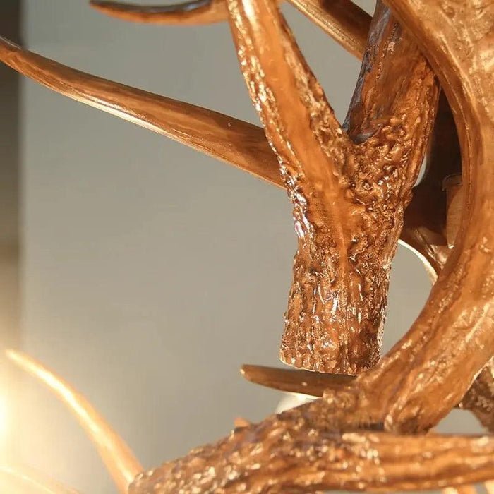 Zoey Resin Moose Antler Chandelier - DWHOME