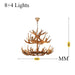 Zoey Resin Moose Antler Chandelier - DWHOME