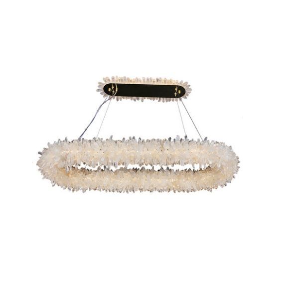 Primary Crystal Oval Chandelier-DWHOME