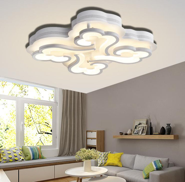 Acrylic LED Cloud Design Ceiling Light for Living Room Bedroom - DWHOME
