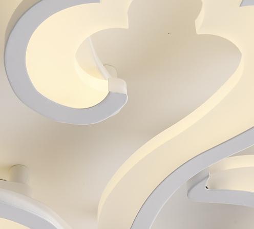 Acrylic LED Cloud Design Ceiling Light for Living Room Bedroom - DWHOME