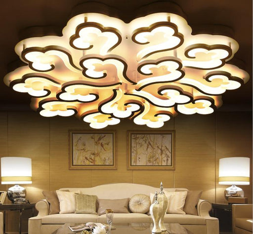 Acrylic LED Cloud Design Ceiling Light for Living Room Bedroom - DWHOME