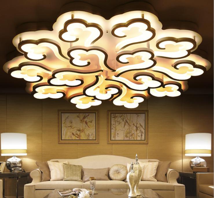 Acrylic LED Cloud Design Ceiling Light for Living Room Bedroom - DWHOME